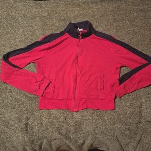 Women's Red and Black Jacket